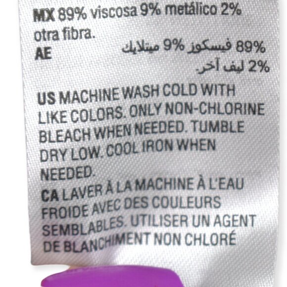 Style & Co Shirt Petite XL Womens Plaid Boyfriend Button Down Viscose Blend Tren - Picture 8 of 10